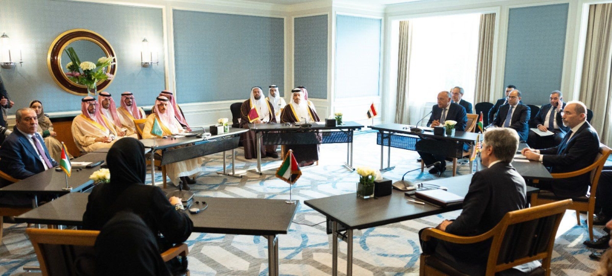 الصفدي يشارك باجتماع وزاري عربي مع وزير الخارجية الأميركي