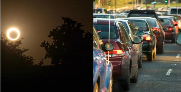 ما علاقة زيادة حوادث السيارات بكسوف أمريكا الشمالية العظيم؟