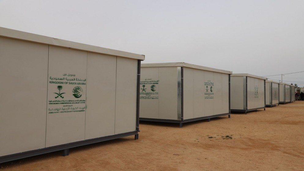 تدشين مشروع لتأمين كرافانات لـ500 أسرة في مخيم الزعتري