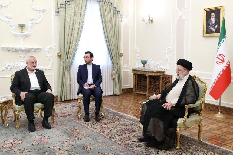 لقاء بين رئيسي وهنية في طهران