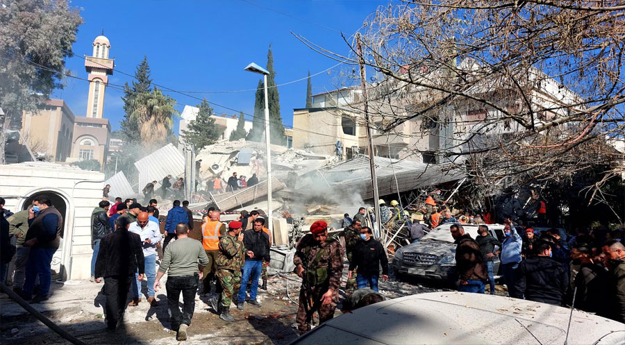 مقتل قيادي في فيلق القدس بالقصف الإسرائيلي على دمشق