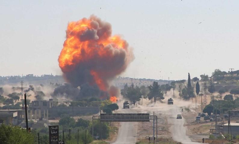سماع دوي انفجارات متتالية في محيط دمشق
