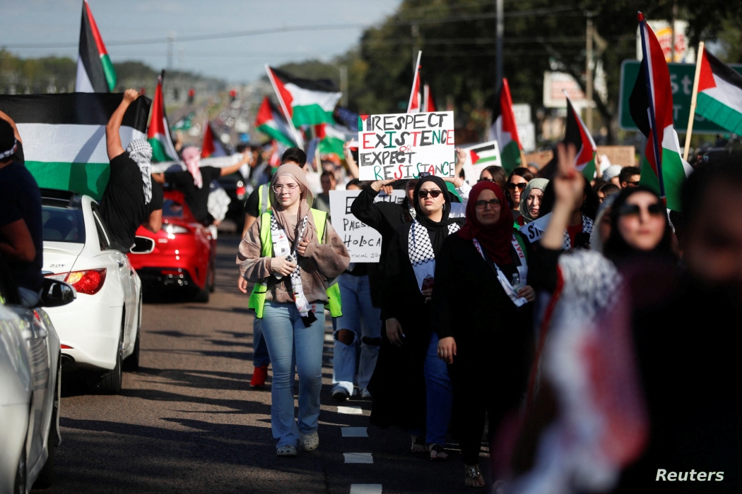 معهد أبحاث: 66 من الأميركيين يرون وجوب السماح بالخطاب الداعم للفلسطينيين