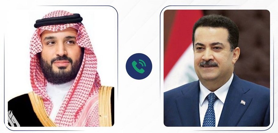 ولي العهد السعودي يبحث مع رئيس وزراء العراق التطورات بالمنطقة