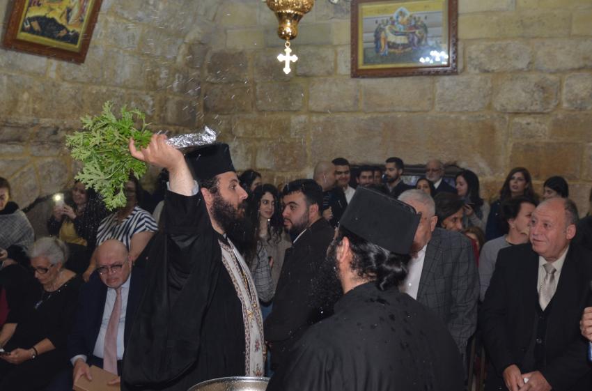 افتتاح كنيسة التجلي سارة الأثرية في مدينة السلط