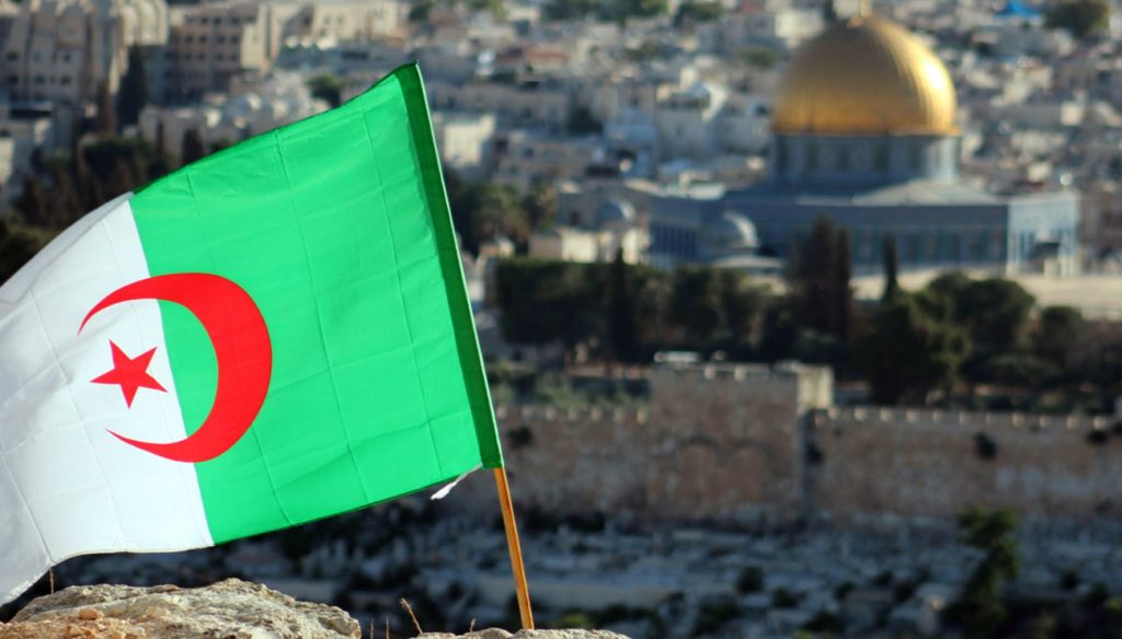 الجزائر: الفلسطينيون لهم الحق في تأسيس دولتهم
