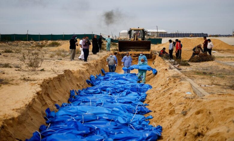 الخارجية الأميركية: التقارير عن المقابر الجماعية في غزة مثيرة للقلق
