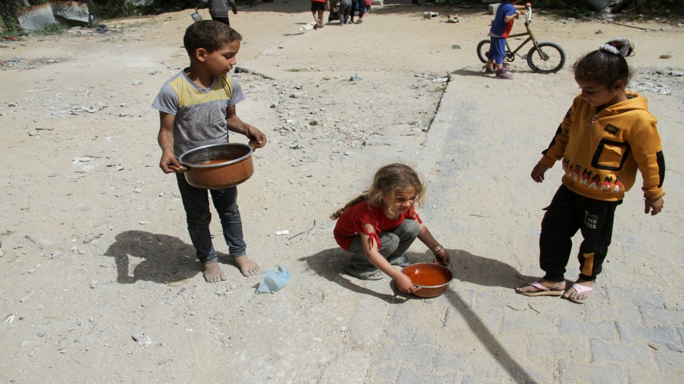 برنامج الأغذية العالمي: نصف سكان قطاع غزة يعانون من الجوع