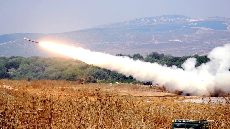 إطلاق عشرات الصواريخ من جنوب لبنان نحو إصبع الجليل والجليل الأعلى