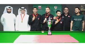 المنتخب البحريني للسنوكر يتوج بذهبية الفرق في بطولة كأس الاتحاد العربي للبليارد والسنوكر