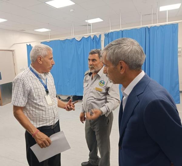 محافظ البلقاء يتفقد مستشفى الأمير الحسين في عين الباشا