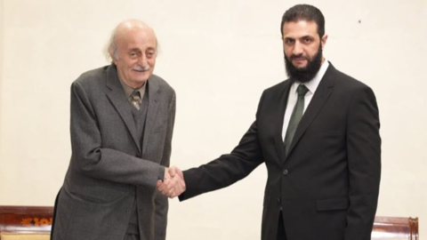 الجولاني لجنبلاط: سوريا لن تتدخل “بشكل سلبي” في لبنان