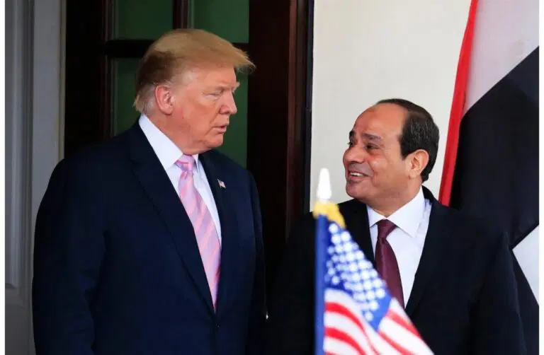 ترامب: السيسي صديقي.. وتحدثت معه عن استقبال لاجئين فلسطينيين