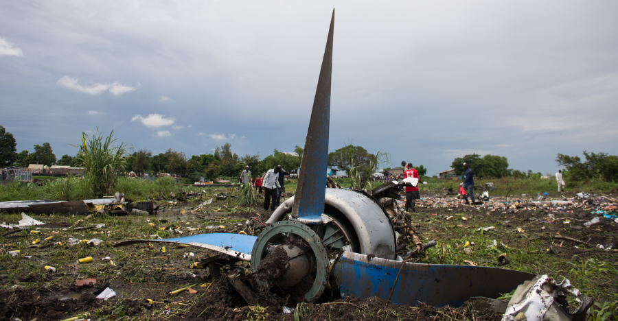 مصرع 18 شخصا إثر تحطم طائرة في السودان