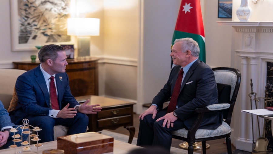 الملك يلتقي مستشار الأمن القومي الأميركي في واشنطن