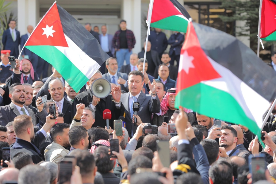 وقفات تضامنية تأييداً للموقف الأردني الراسخ تجاه القضية الفلسطينية