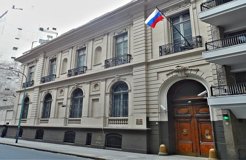 السفارة الروسية في بوينس آيرس ترسل مذكرة احتجاج إلى الخارجية الأرجنتينية