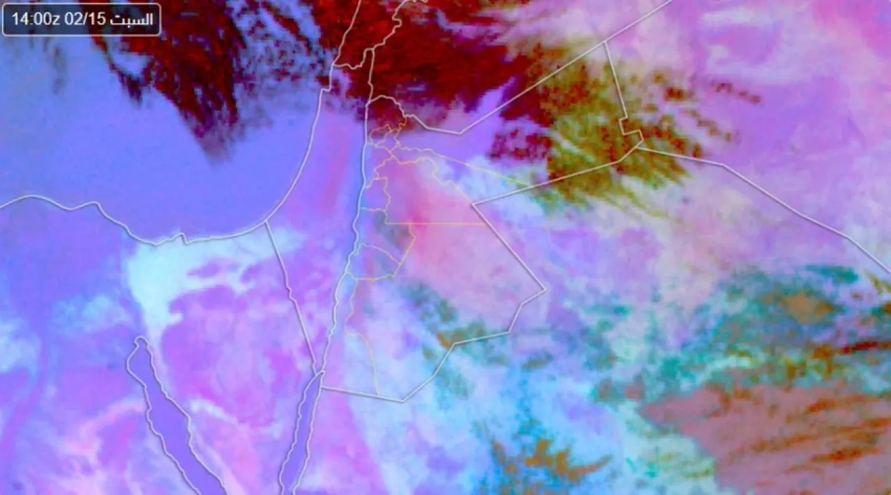 رصد موجة غبارية تتوجه نحو العاصمة عمان وتصل لاحقاً شمال المملكة