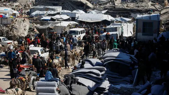 مباحثات مصرية فلسطينية بشأن خطة إعمار غزة