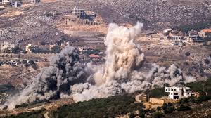 قصف إسرائيلي لبلدة كفركلا اللبنانية الحدودية