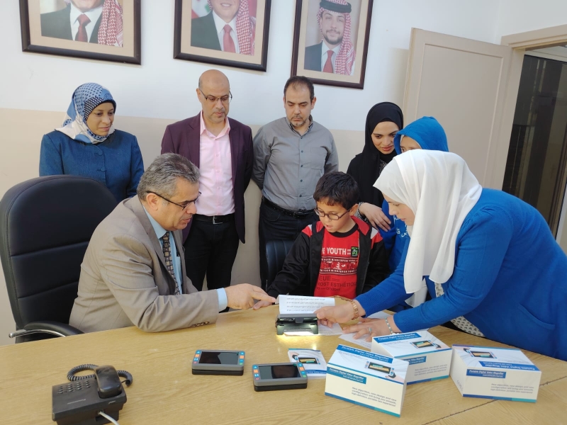 ورشة في إربد عن كيفية استخدام المعينات البصري لذوي الإعاقة