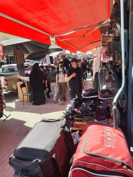 حركة تجارية نشطة تشهدها أسواق مادبا