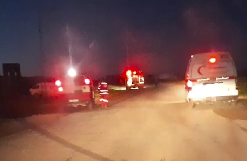 مركز حماية: إعدام عمال إسعاف وإغاثة بدم بارد في رفح وإخفاء معالم الجريمة يؤكد أنها مدبرة