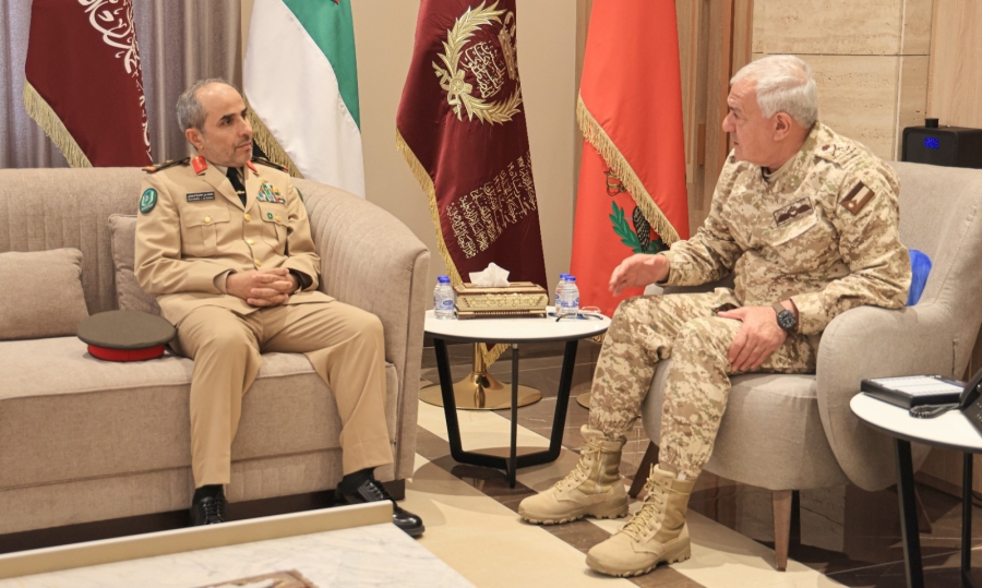 رئيس هيئة الأركان المشتركة يستقبل رئيس جامعة الدفاع الوطني السعودي