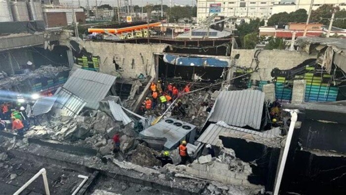 98 قتيلا و160 مصابا حصيلة انهيار مبنى في الدومينيكان