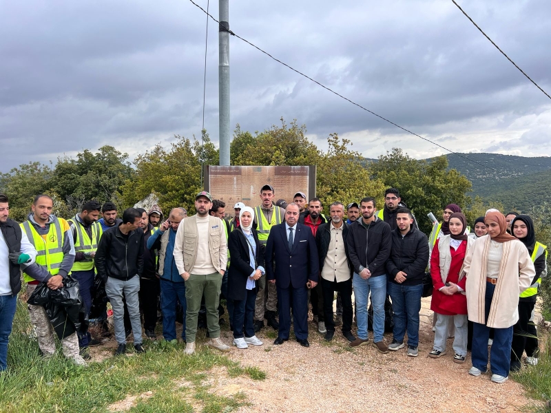 إطلاق حملة نظافة في موقع برقش السياحي