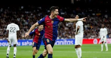 برشلونة يكشف تفاصيل إصابة ليفاندوفسكي فى بيان رسمى