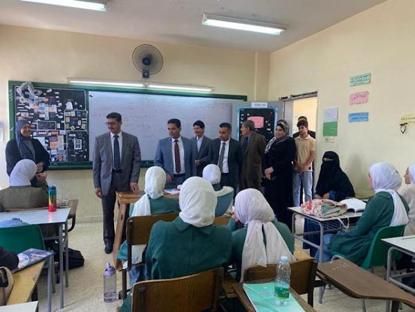 زيارة ميدانية من وزارة التربية إلى مدرسة أم حبيبة الثانوية للبنات