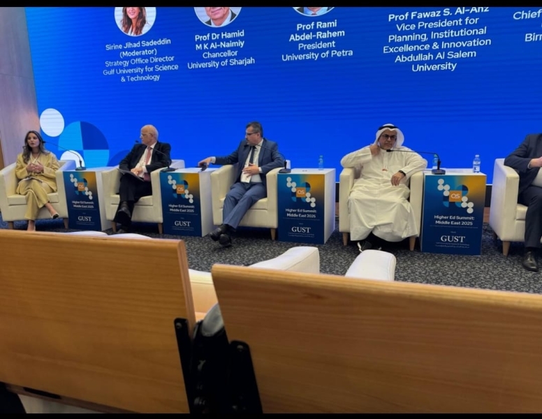 رئيس جامعة البترا يشارك في قمة كيو اس للتعليم العالي في الكويت