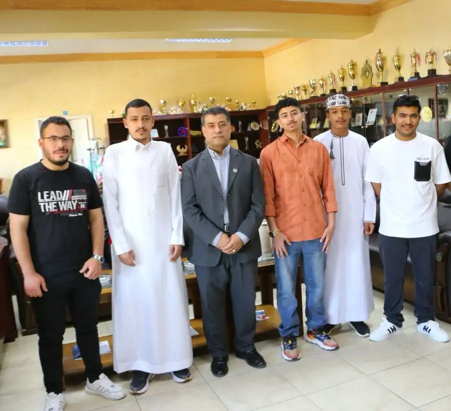 جامعة الزرقاء تشارك في لقاء رياضي ودي مع جامعة الأعمال والتكنولوجيا السعودية