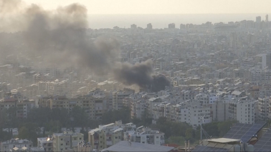 غارة جوية على الضاحية الجنوبية لبيروت بعد إنذار إسرائيلي بالإخلاء