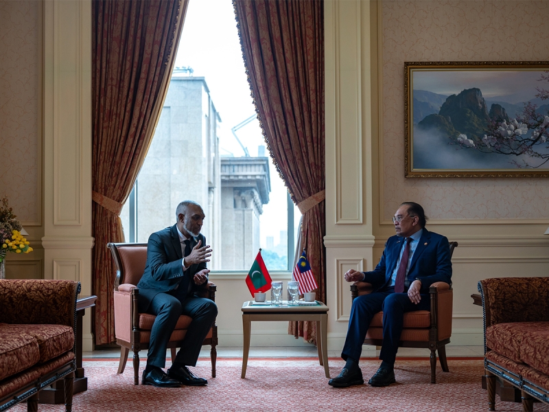 ماليزيا والمالديف تؤكدان أهمية الحل السلمي للقضية الفلسطينية