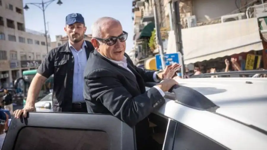 موكب نتنياهو يتعرض لحادث سير في القدس