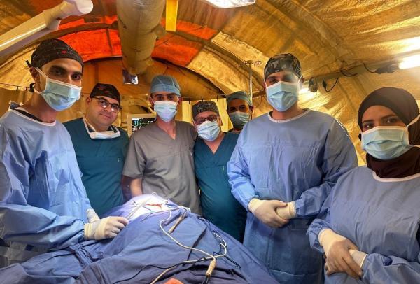 المستشفى الميداني الأردني جنوب غزة 6 يُجري عملية نوعية