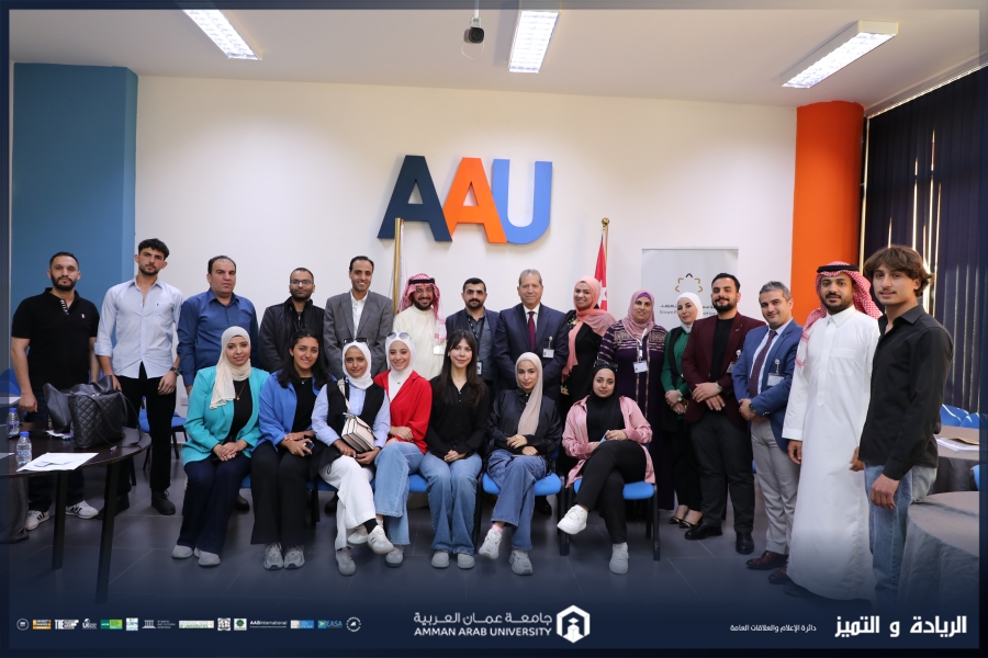بالتعاون مع مؤسسة ولي العهد الآداب والعلوم في جامعة عمّان العربية تنفذ دورة تدريبية