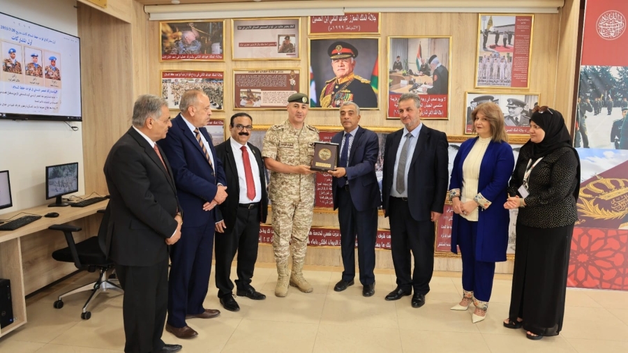 المرصد الوطني الأردني لحقوق الإنسان يزور مديرية الإعلام العسكري