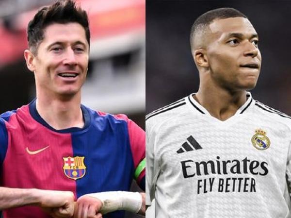 مبابي يدخل سباق هداف الليغا ويلاحق ليفاندوفسكي