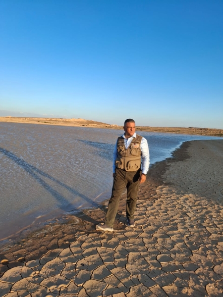 مدير الصندوق الهاشمي لتنمية البادية يتفقد الواقع المائي في السدود الصحراوية