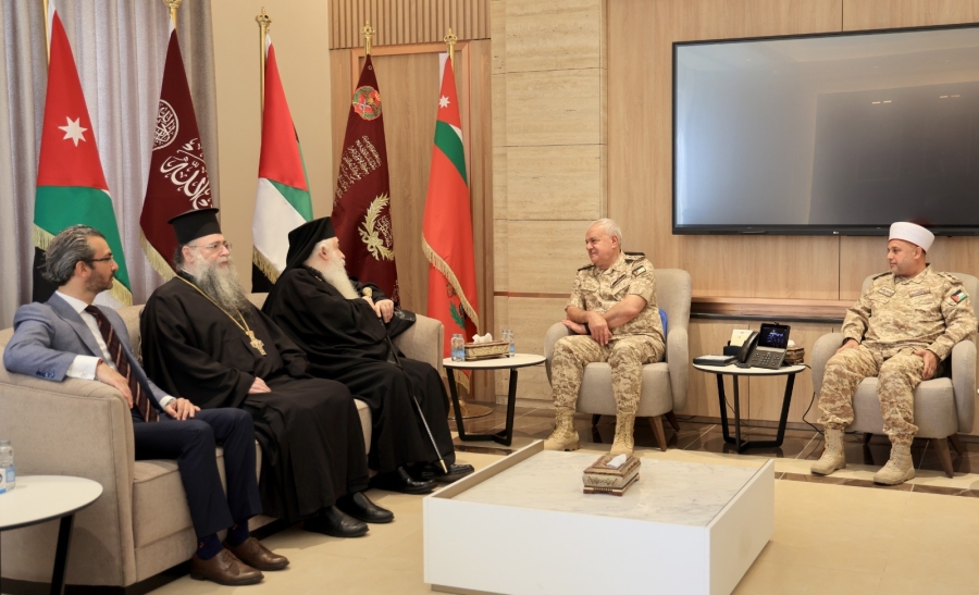 الحنيطي يستقبل مطران الروم الأرثوذكس في الأردن