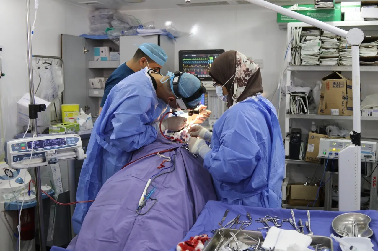 14703 حالة طبية عولجت في المستشفى الميداني الأردني بنابلس