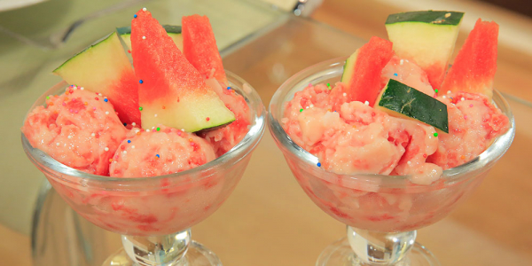 لذيذ ومنعش.. طريقة عمل آيس كريم البطيخ