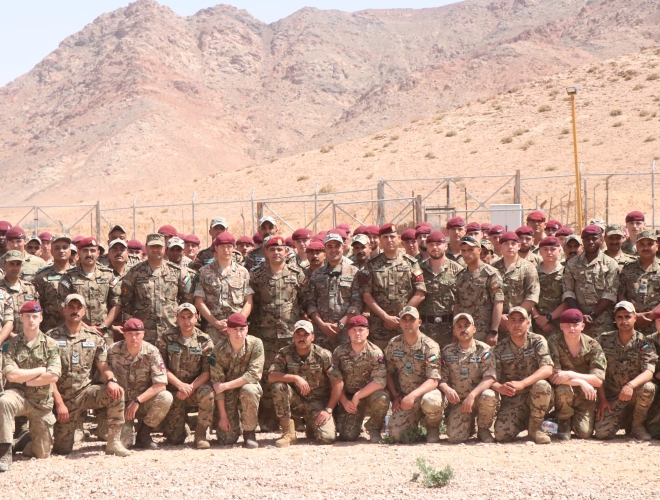 انطلاق فعاليات التمرين المشترك حربة 25 مع الجانب البريطاني الصديق