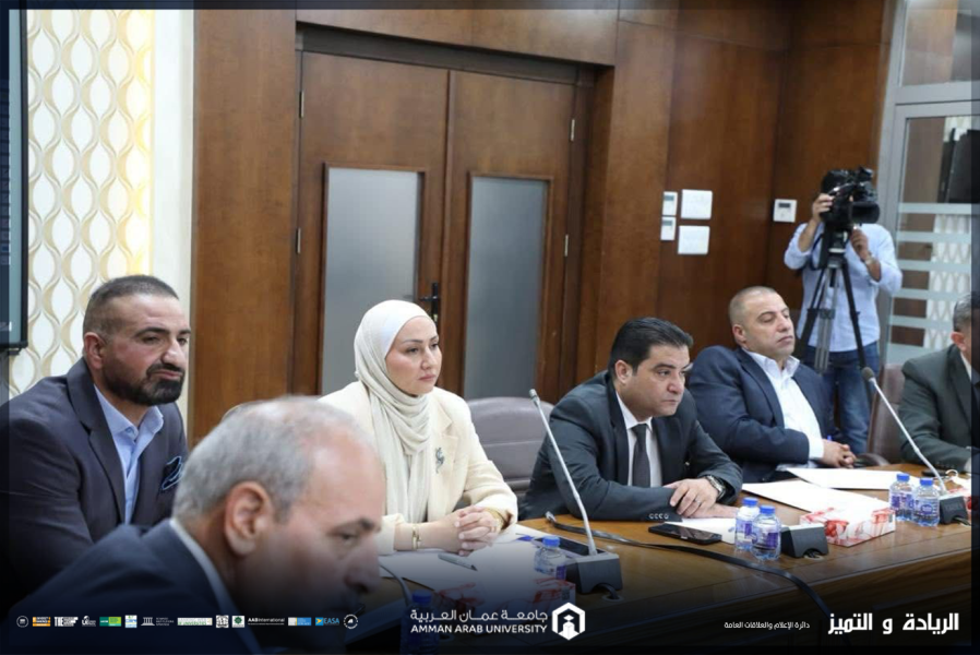 جامعة عمان العربية تشارك في لقاء وزير الشؤون السياسية والبرلمانية مع عمداء شؤون الطلبة