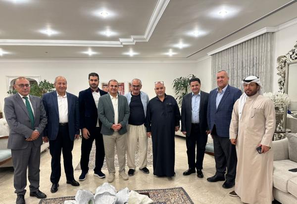 بالصور..وفد أردني وكويتي في ضيافة السفير المجالي