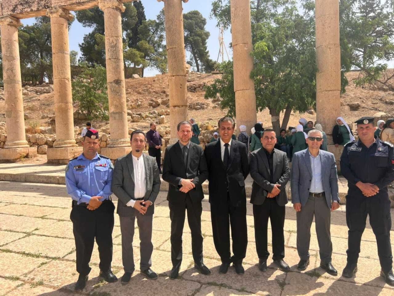 الاقتصاد الرقمي تنظم زيارة ميدانية إلى آثار جرش