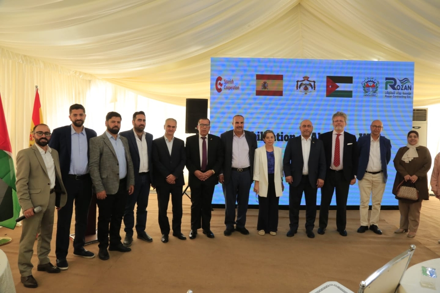 افتتاح مشروع إعادة تأهيل آبار اللجون في الكرك